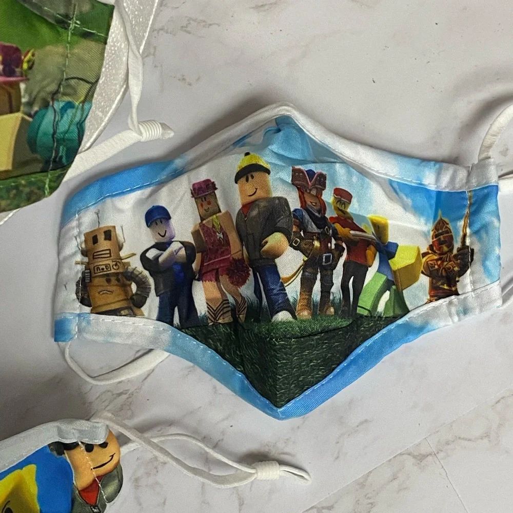 Roblox reusables cloth Face mask for Kids
